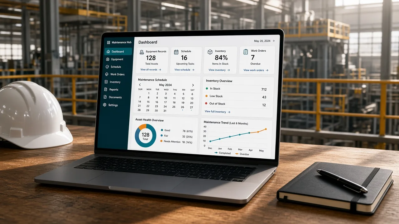 Fiix inspired CMMS software preview