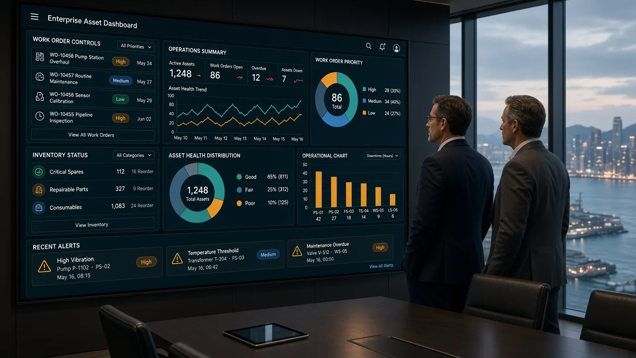 Maximo inspired CMMS software preview