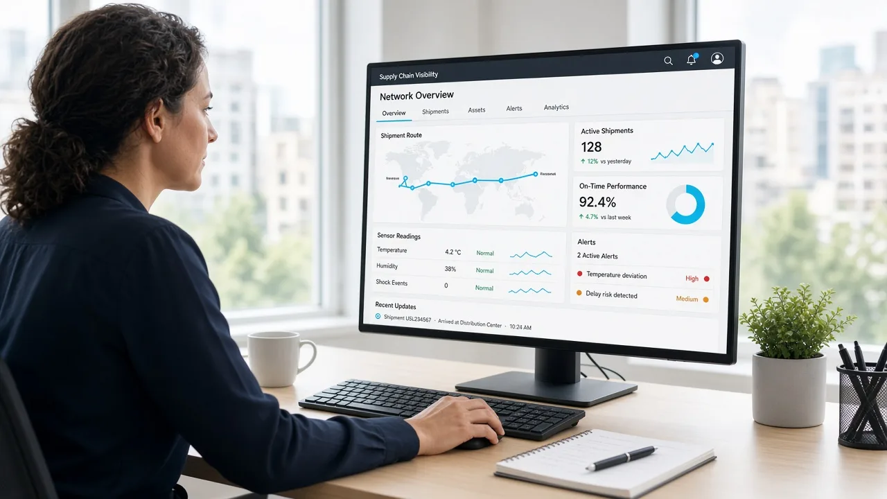 Roambee inspired cold chain software preview