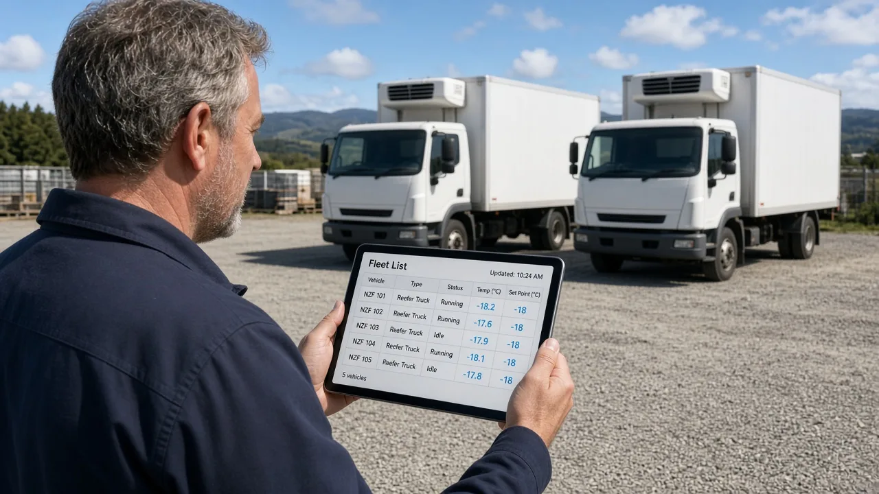 Samsara inspired cold chain software preview