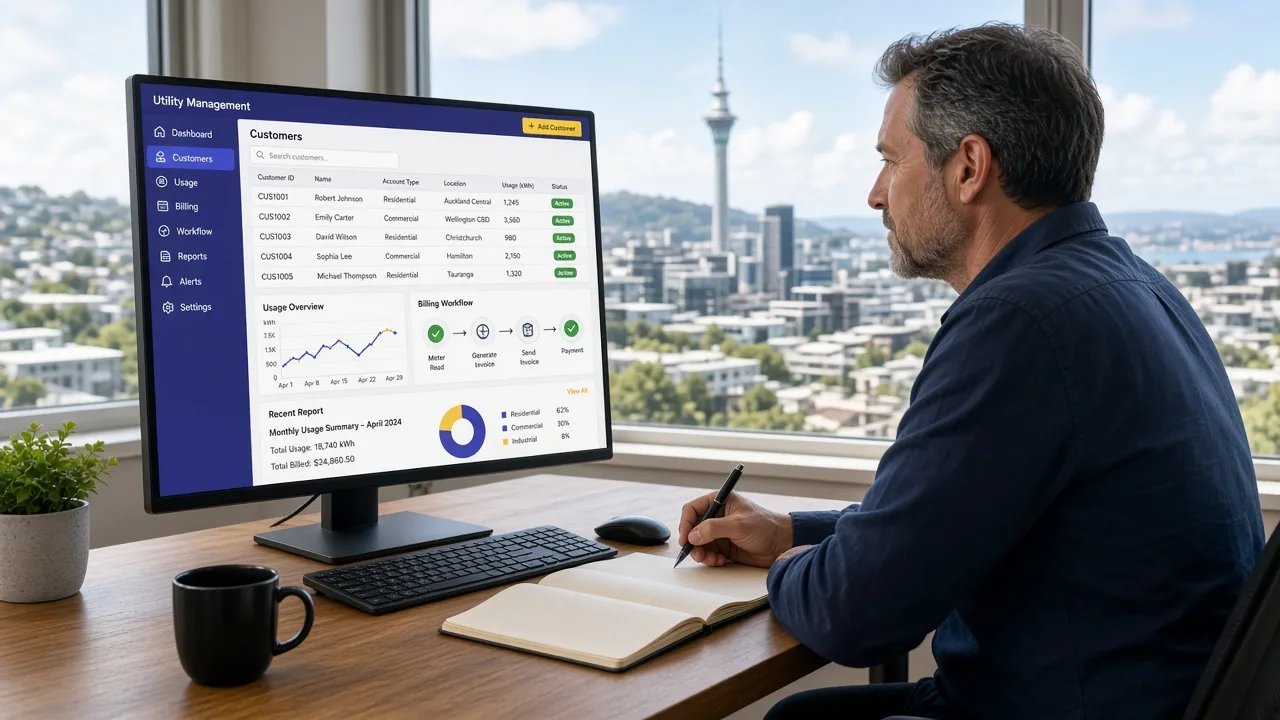 Origin inspired energy and utility software preview