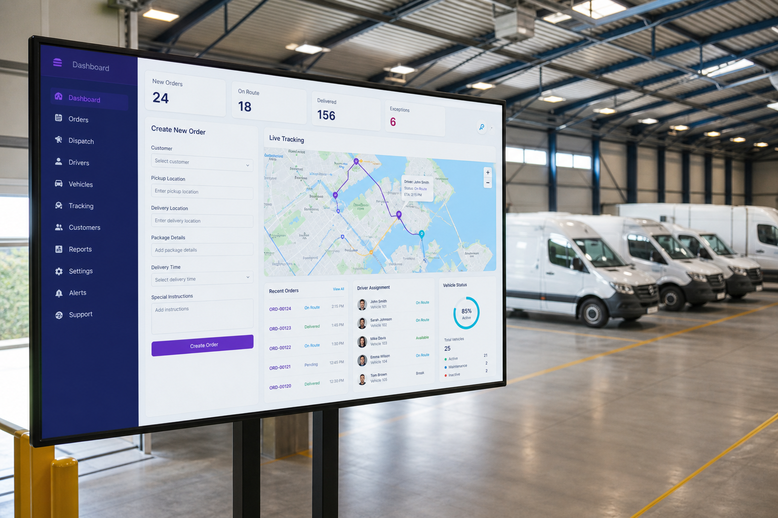 Delivery Management Platform