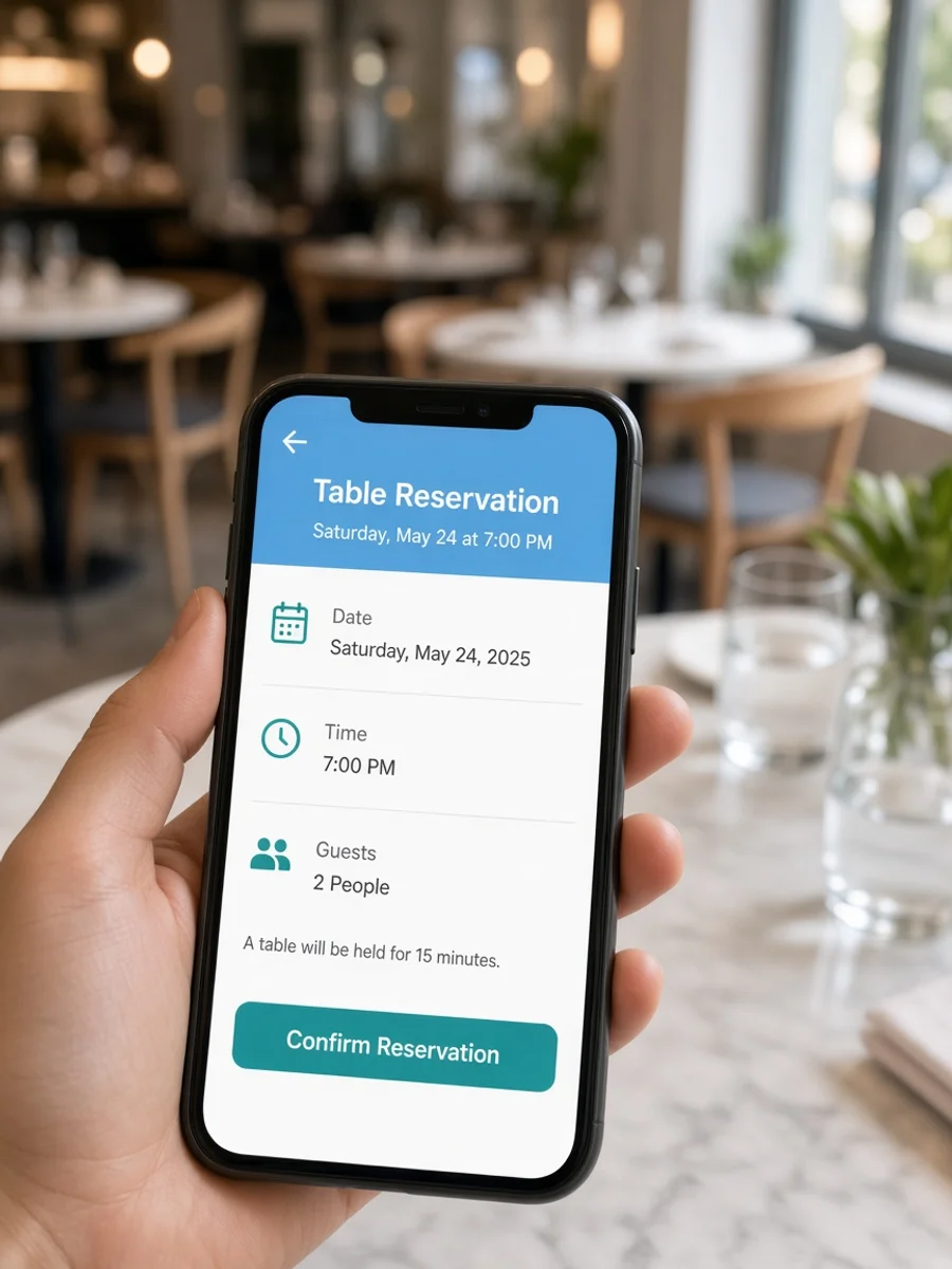 OpenTable reservation software preview