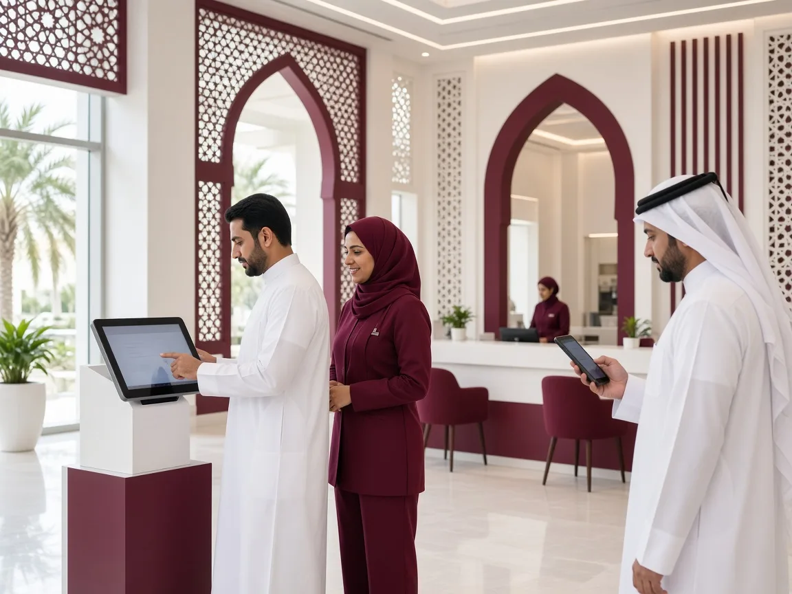 Government service Android application supporting digital service access in Qatar