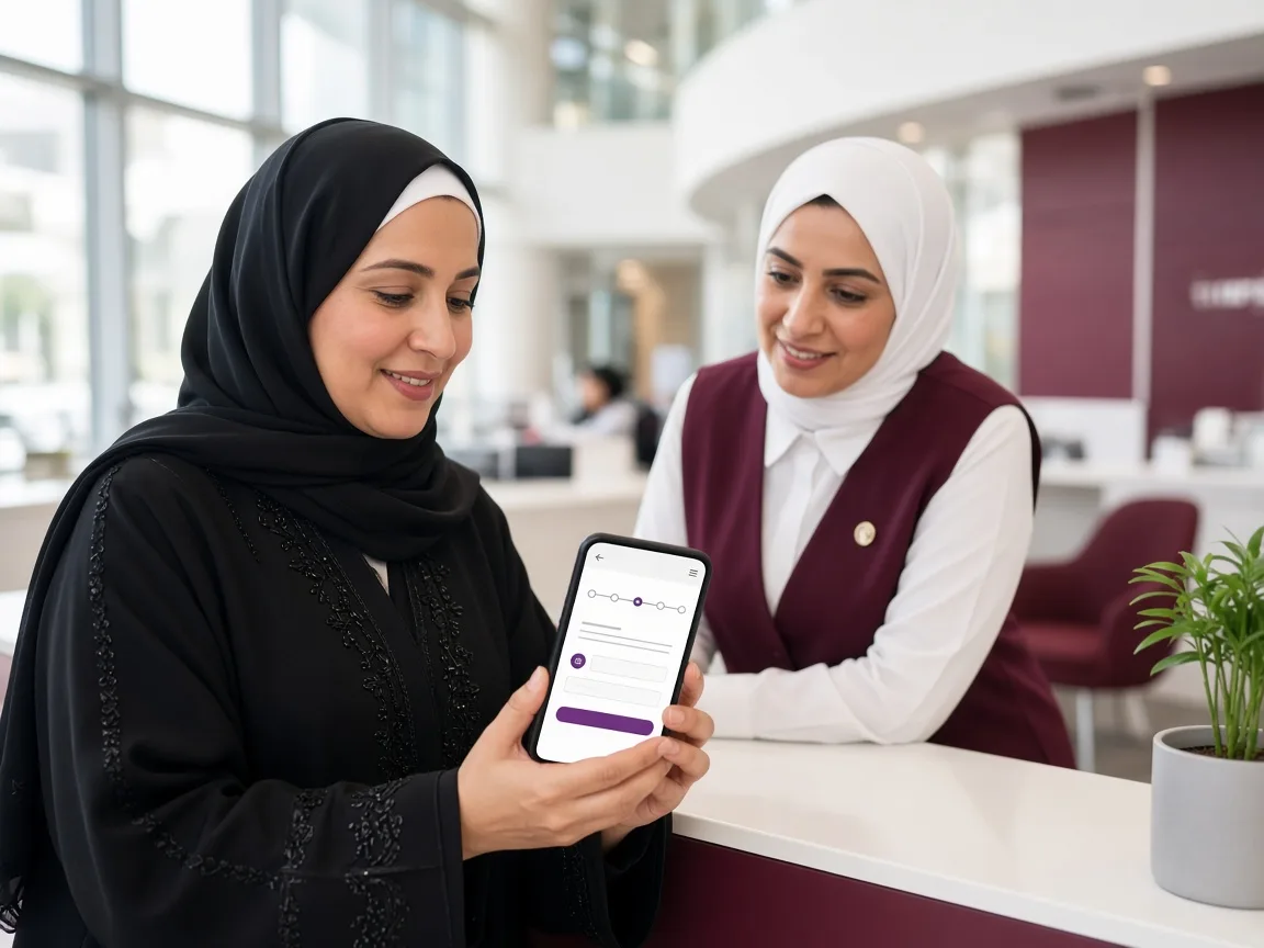Residents using an iPhone app to access public information and service requests