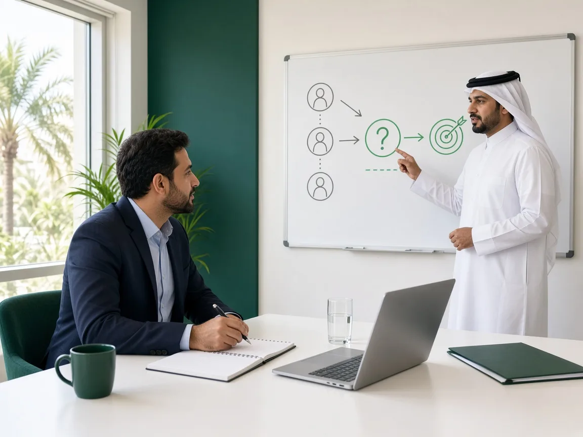 Software development team planning features with business stakeholders