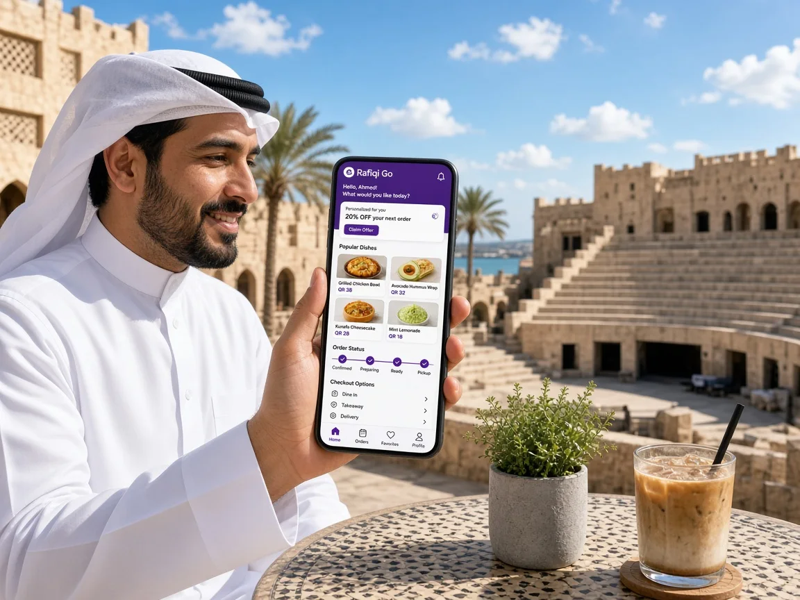 Rafeeq inspired food delivery app preview