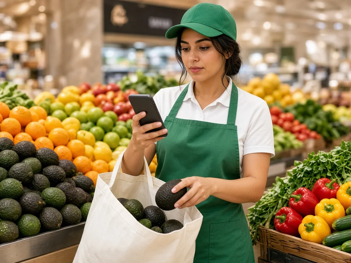 Instacart inspired grocery delivery app preview