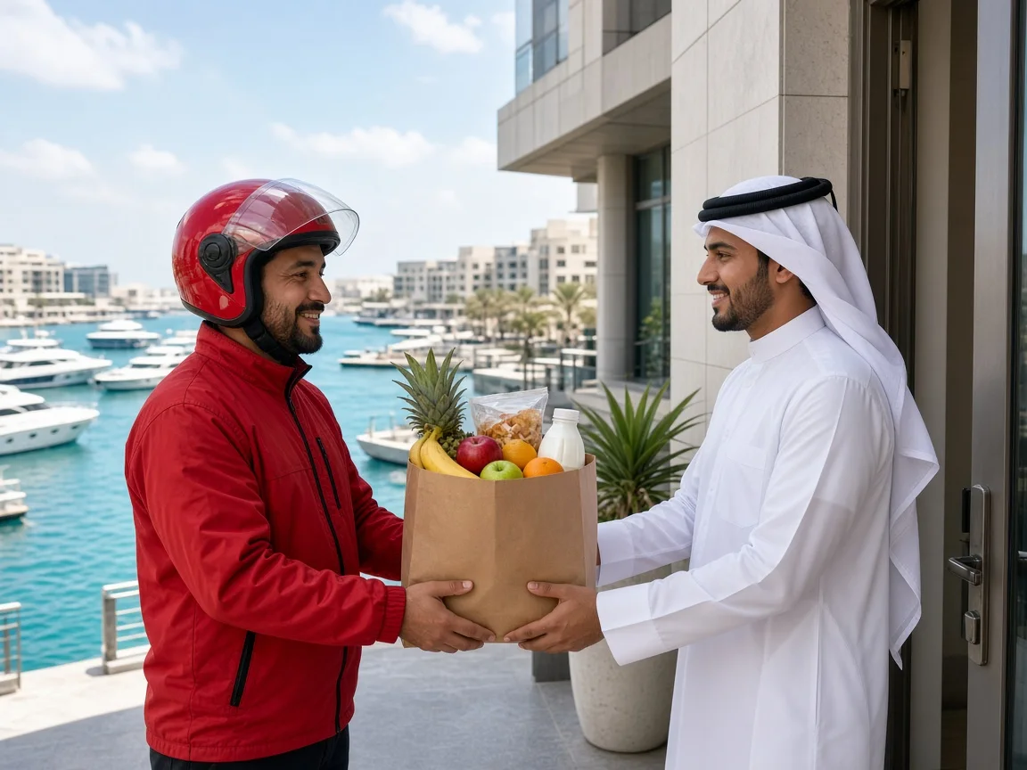 Snoonu inspired grocery delivery app preview
