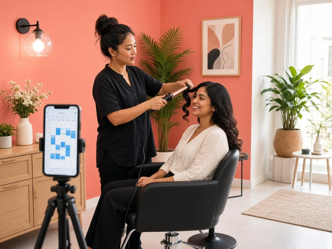 StyleSeat inspired salon app preview