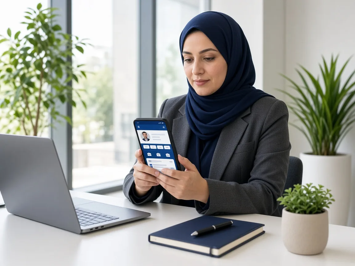LinkedIn inspired social media app preview