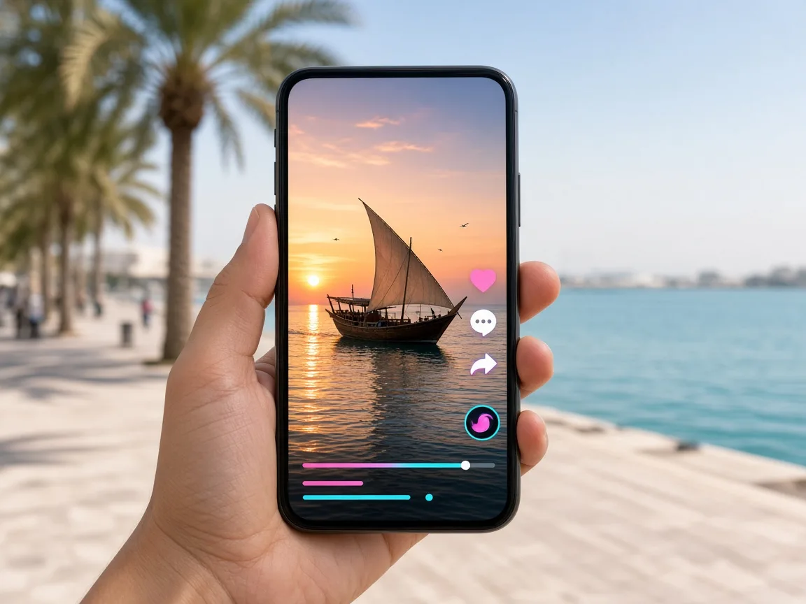 TikTok inspired social media app preview