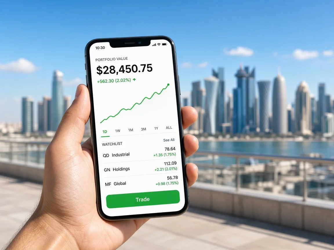 Robinhood inspired stock trading app preview