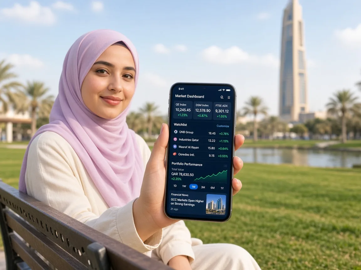 Webull inspired stock trading app preview