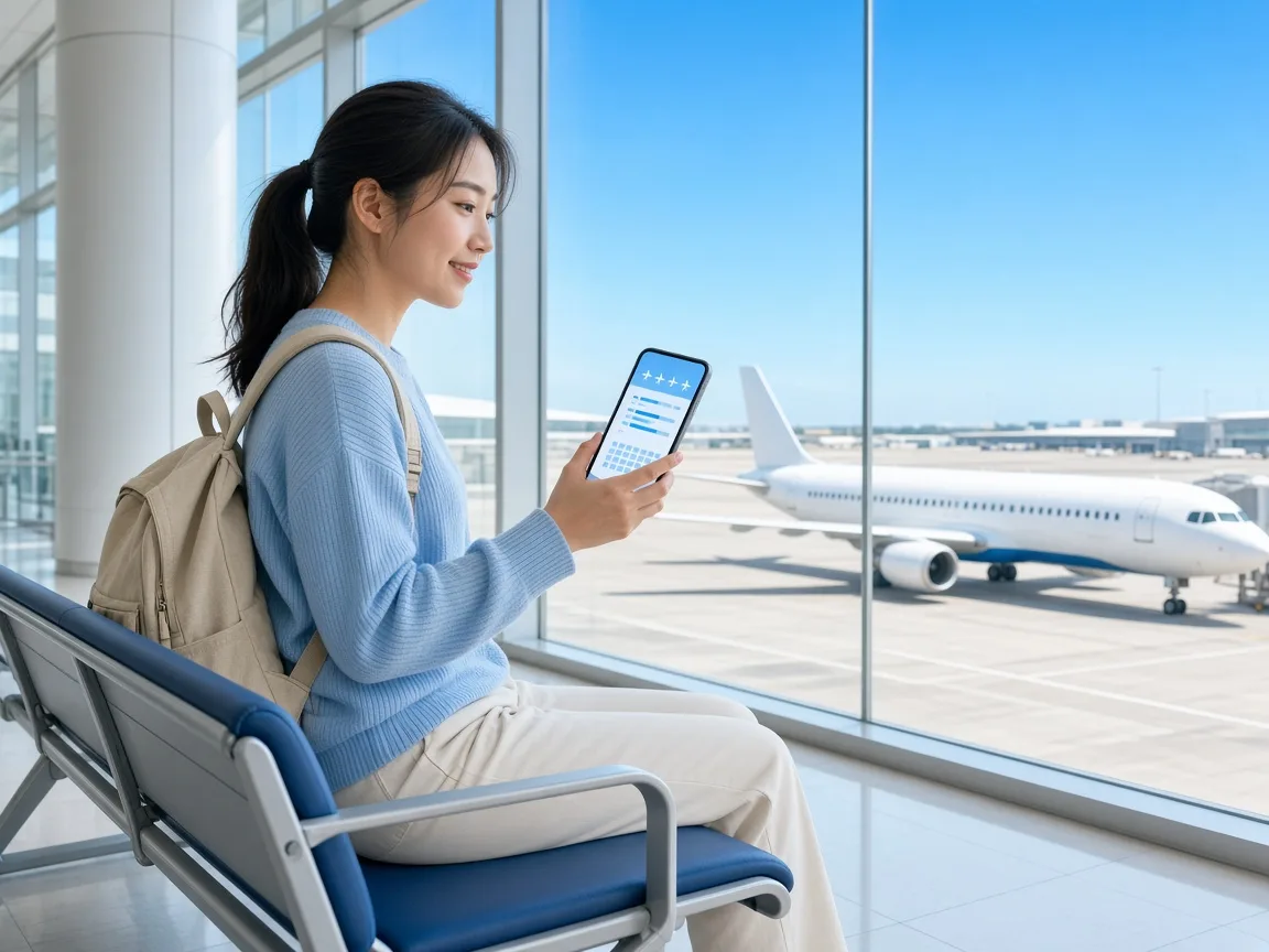 Skyscanner inspired travel app preview