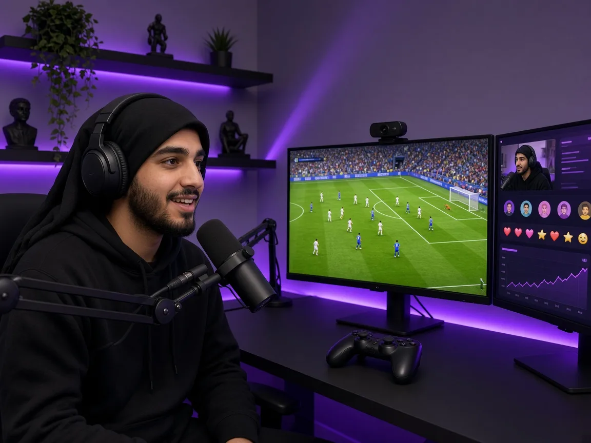 Twitch inspired video streaming app preview