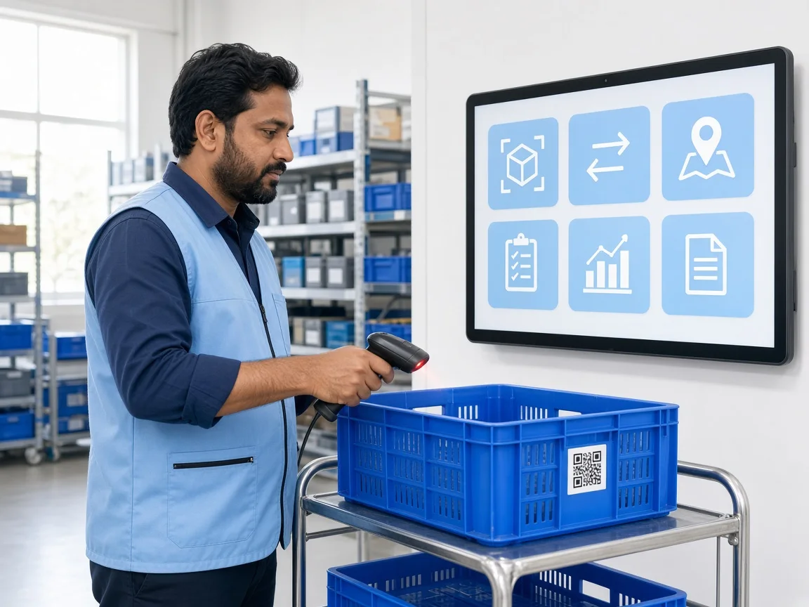 Odoo inspired warehouse management app preview