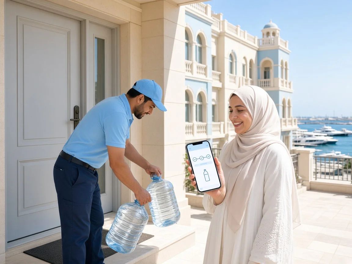 Aqua Delivery inspired water delivery app preview