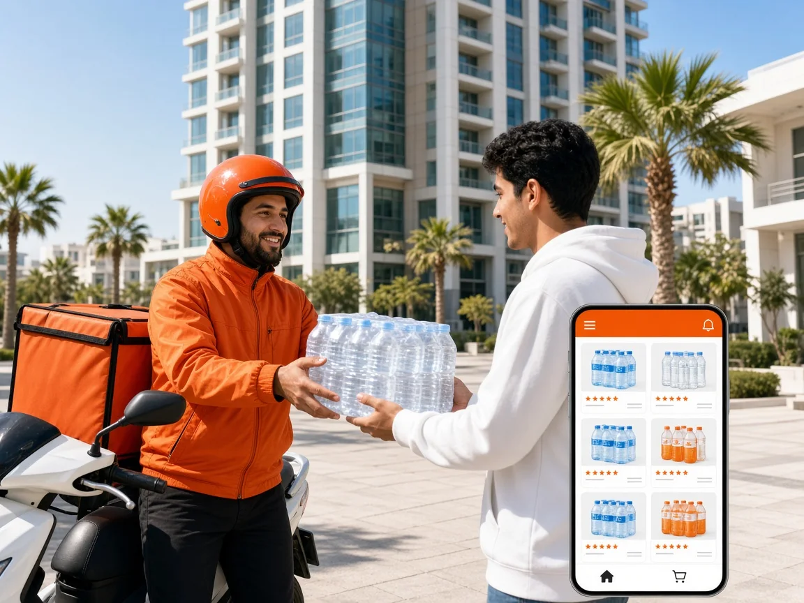Talabat inspired water delivery app preview