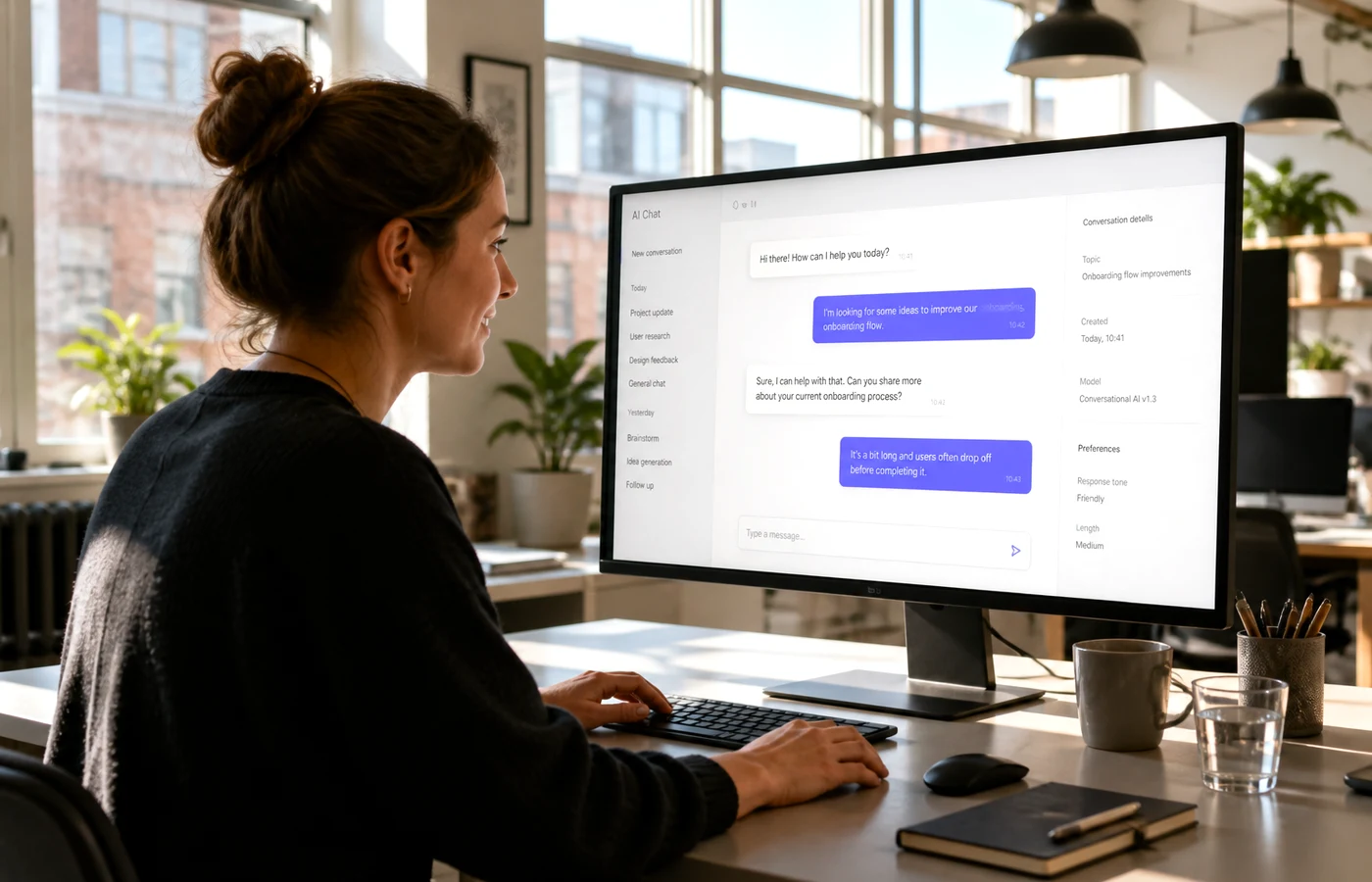 AI chatbot consultation with UK AI specialists