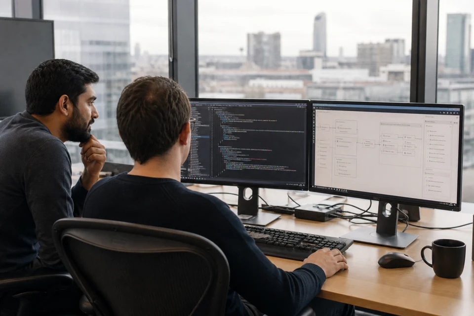 London developers configuring secure API endpoints between ecommerce and ERP systems