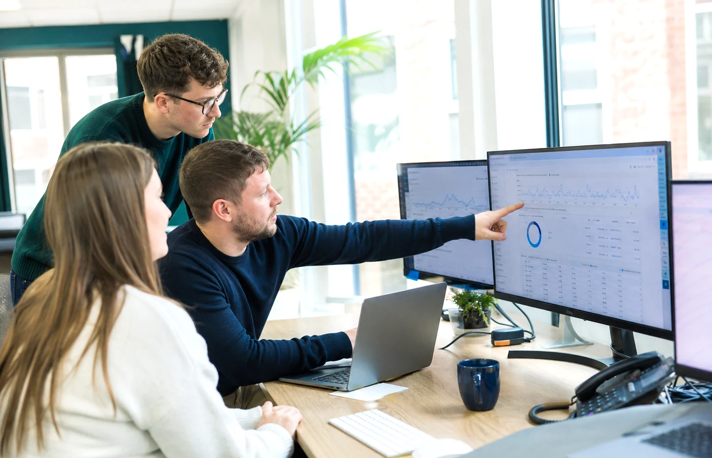 Digital marketing planning session with UK specialists