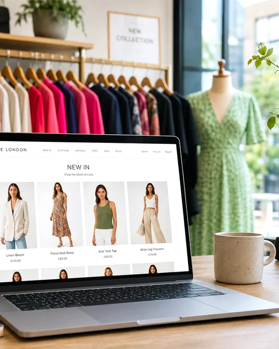 Fashion industry experience ecommerce development UK