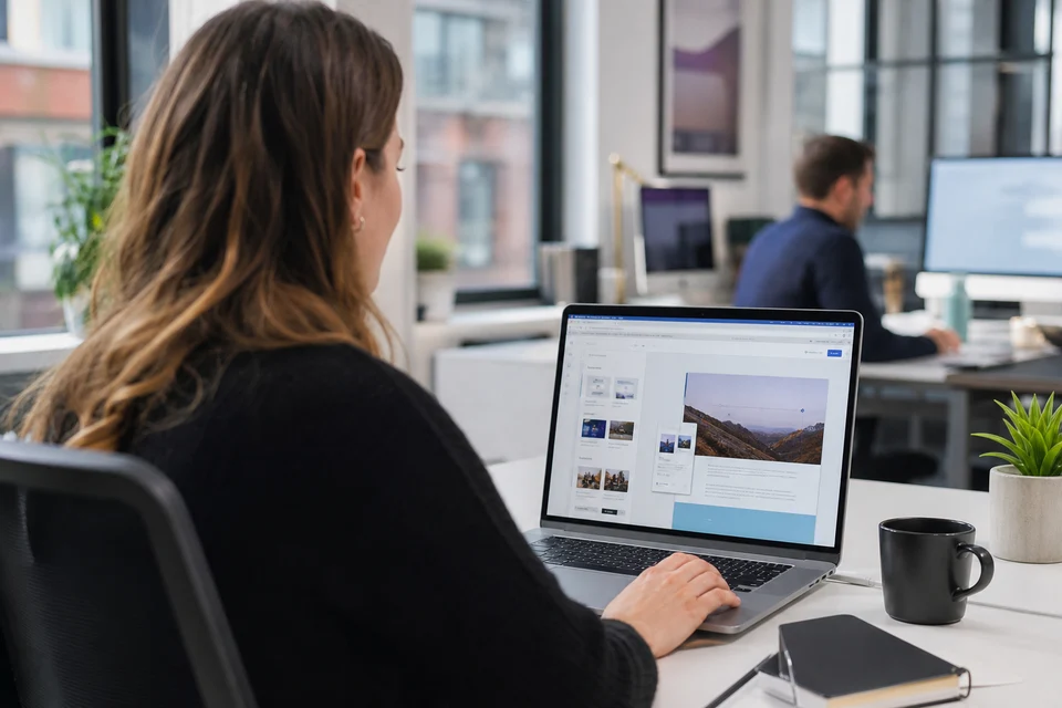 Marketing editor using a drag-and-drop Kentico page builder