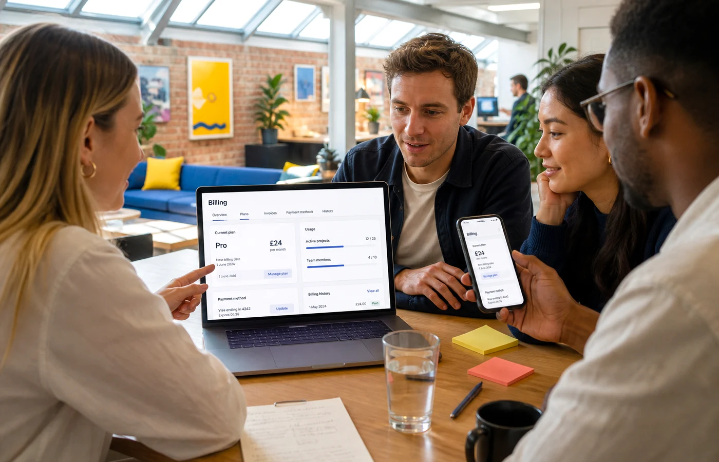 SaaS development planning session with UK specialists