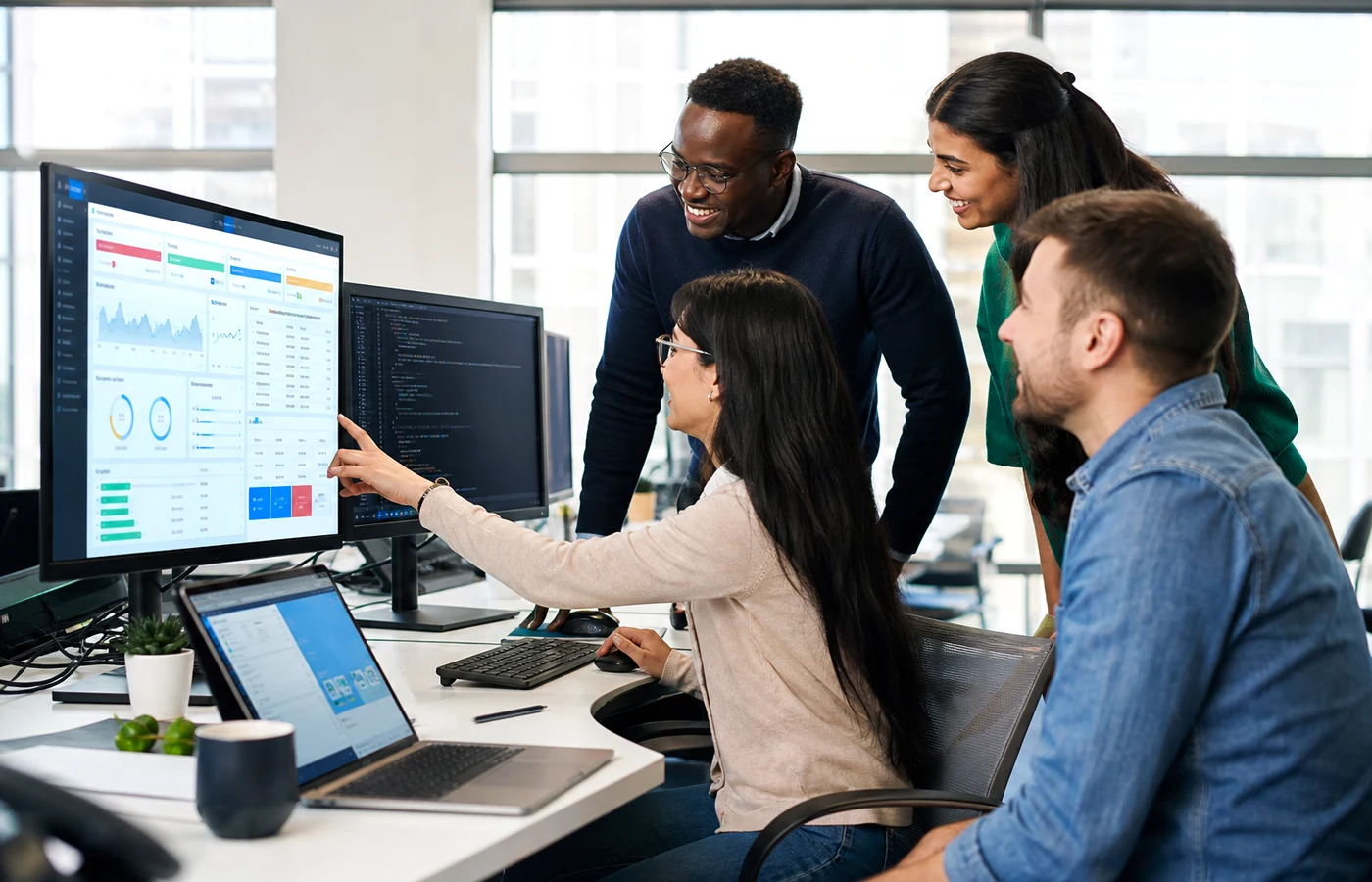 Web application planning session with UK development specialists