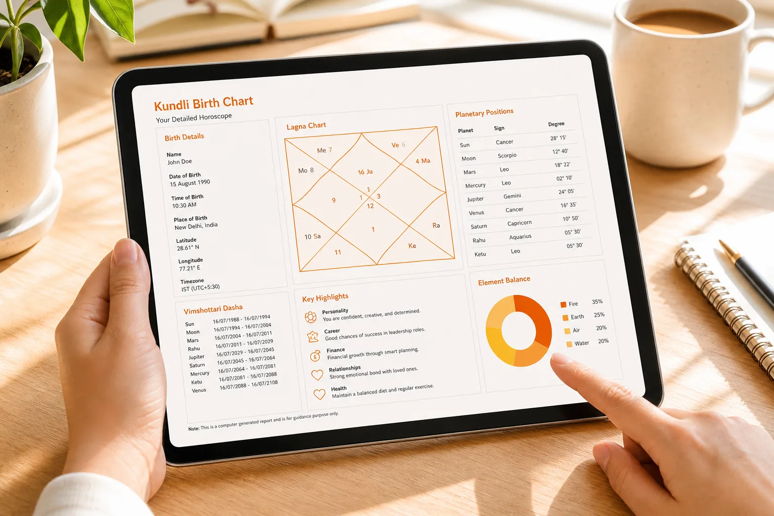 AstroSage inspired astrology app preview