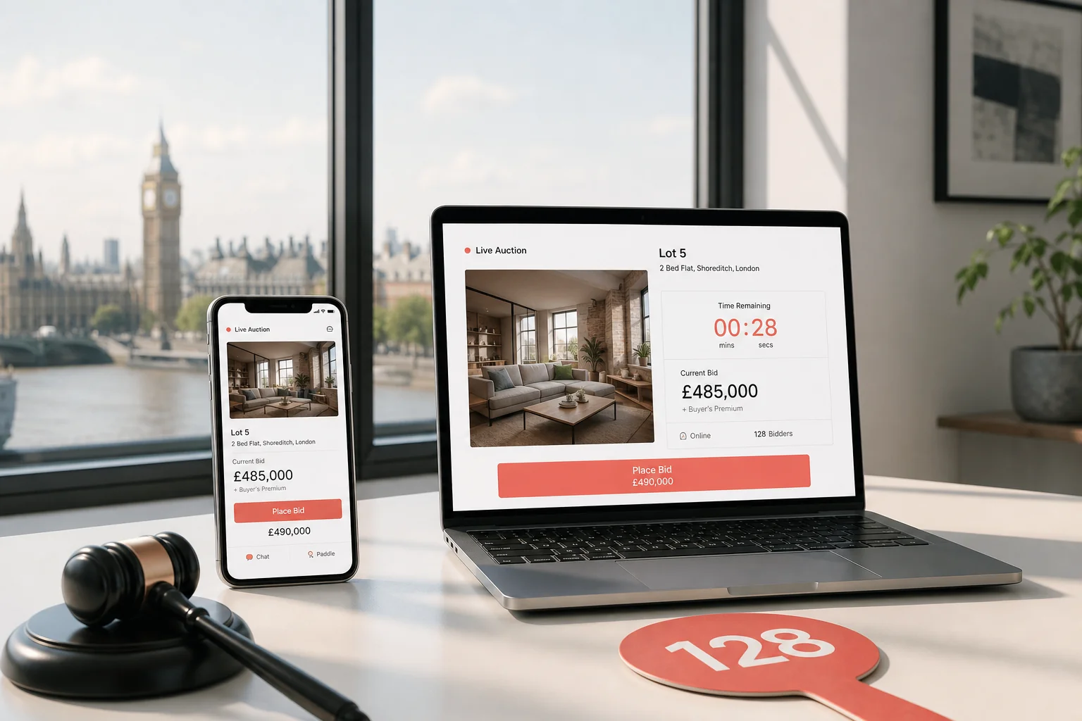 Auction app development company in London UK building live bidding and marketplace platforms
