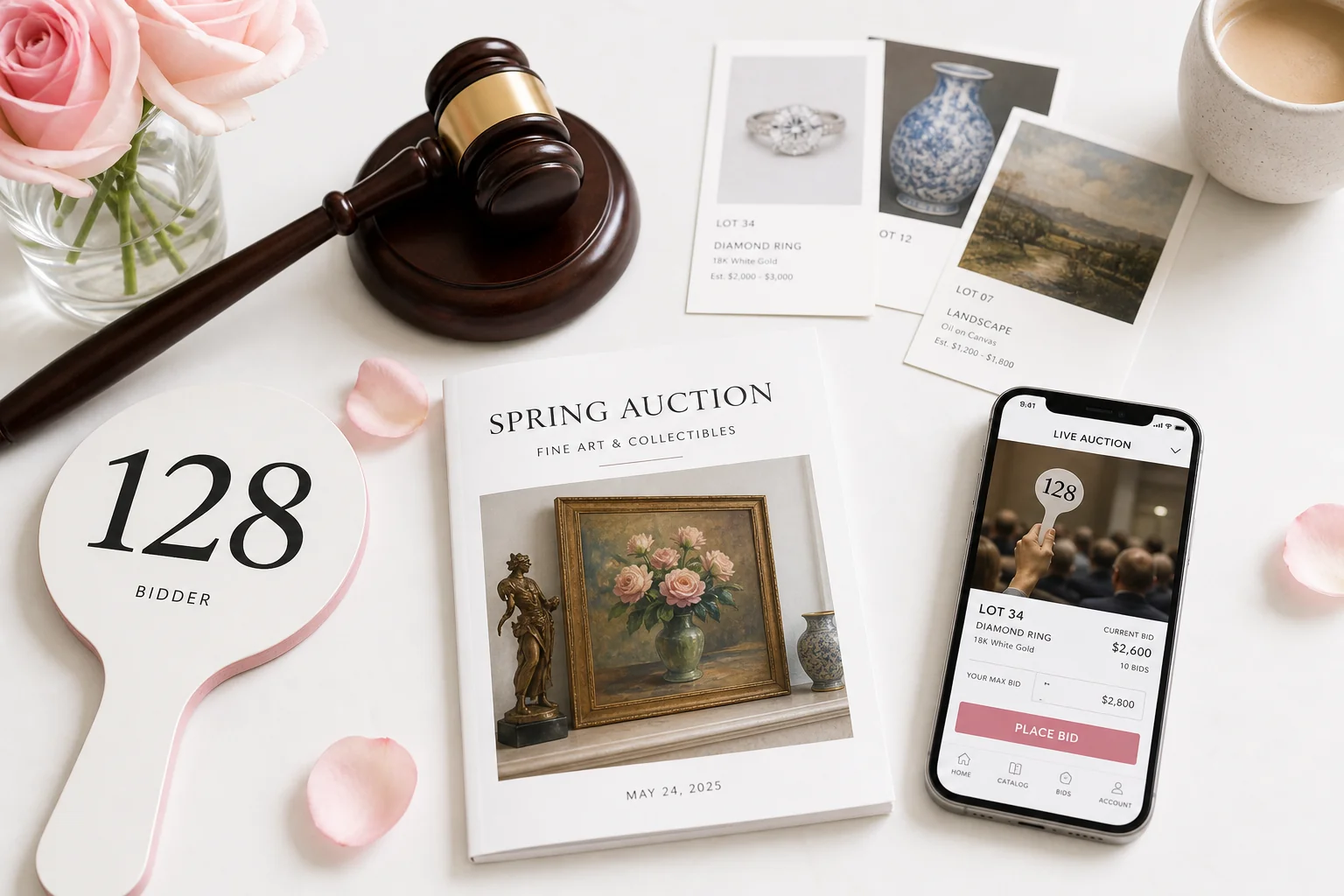 Auction product concept for UK marketplaces and auction houses