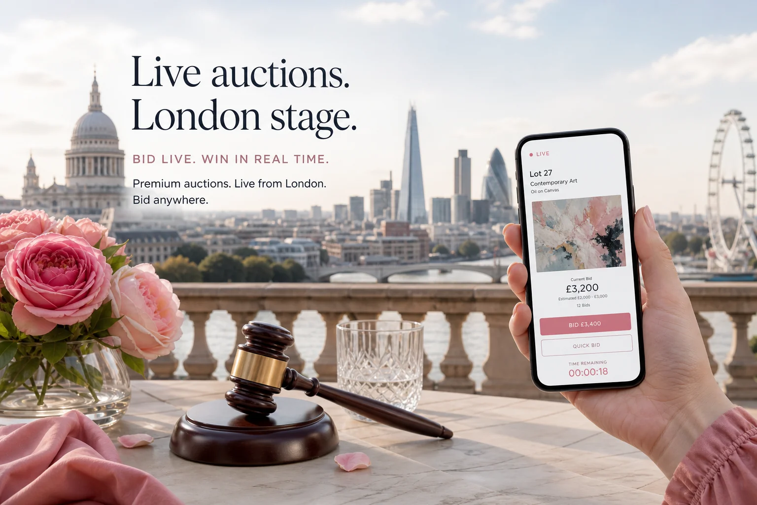 Live Auction Platform London