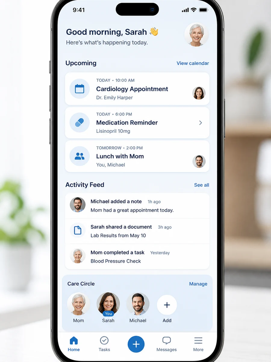 Baby Connect inspired baby tracking app preview