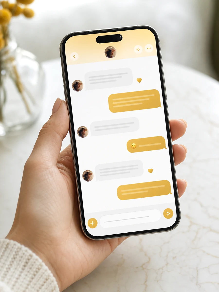Bumble inspired dating app preview