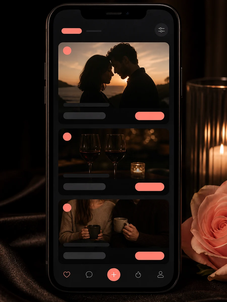 Hinge inspired dating app preview