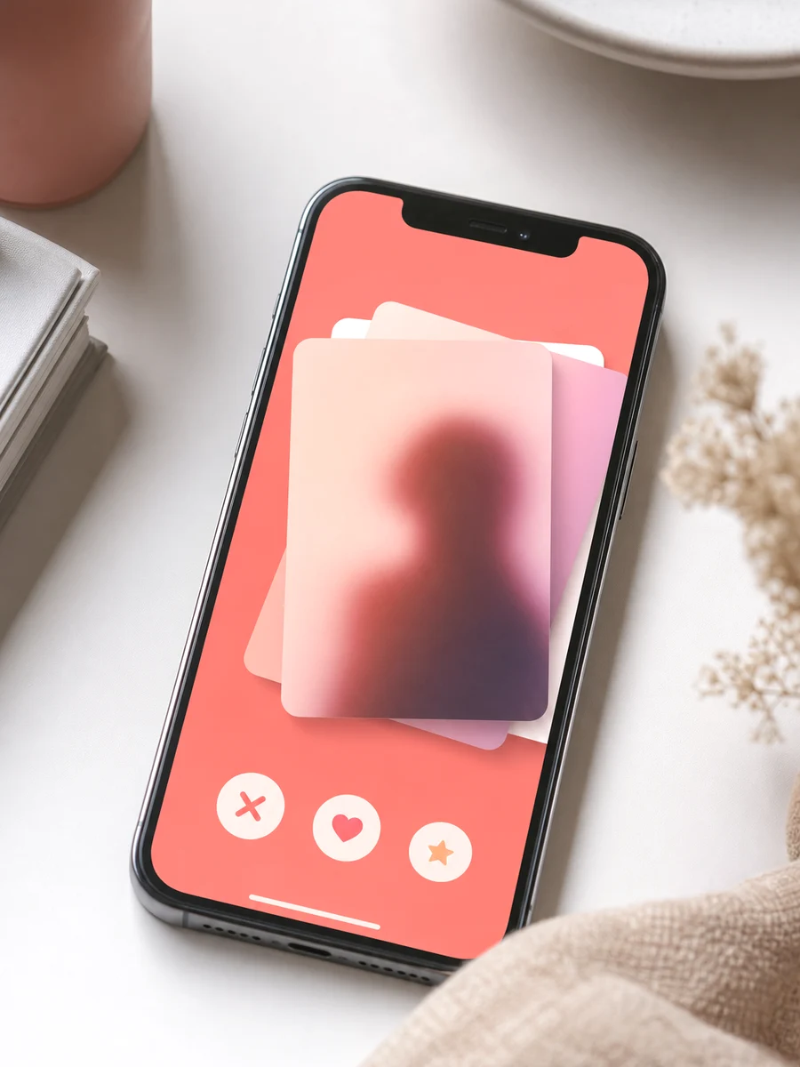 Tinder inspired dating app preview