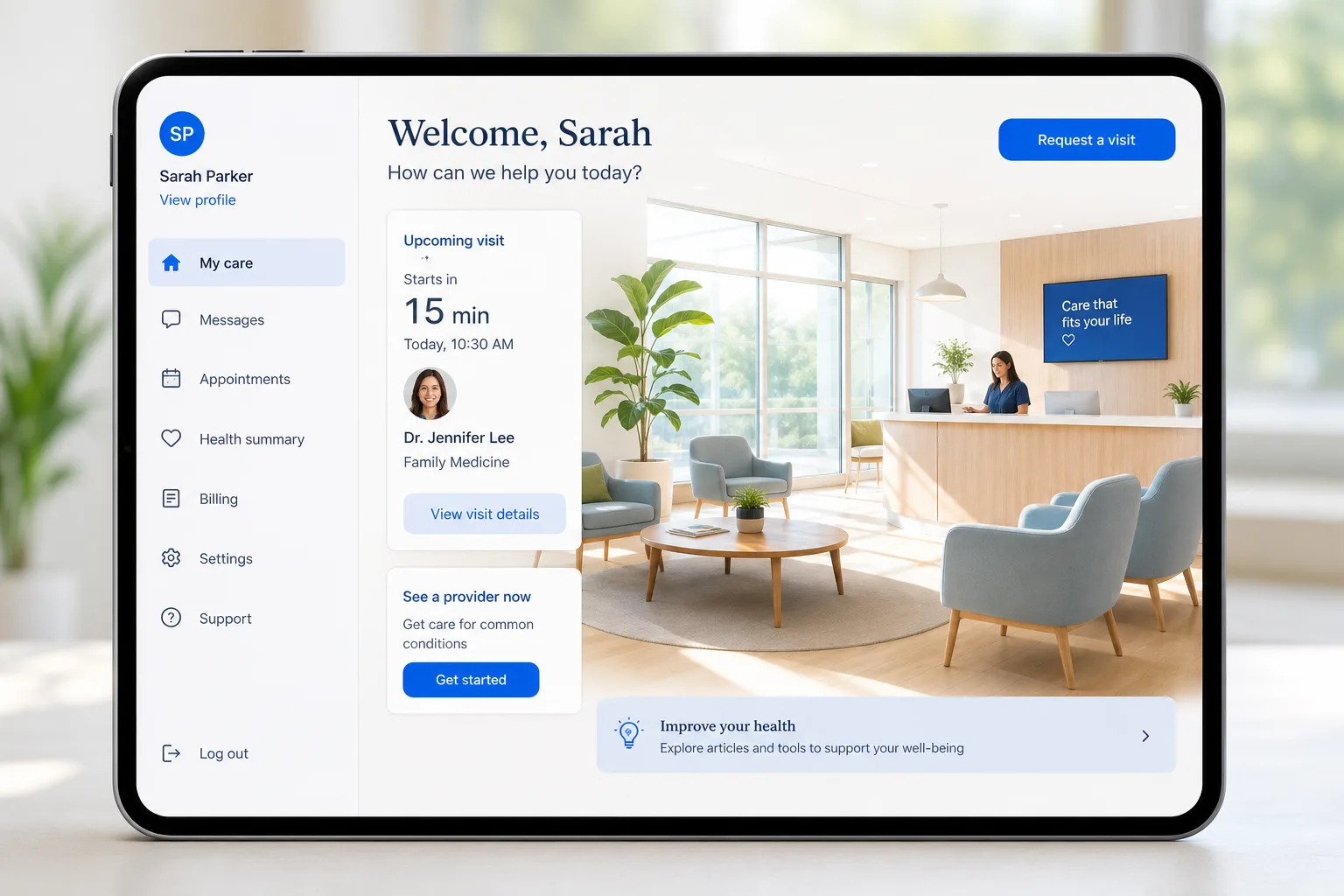 Teladoc inspired doctor on demand app preview