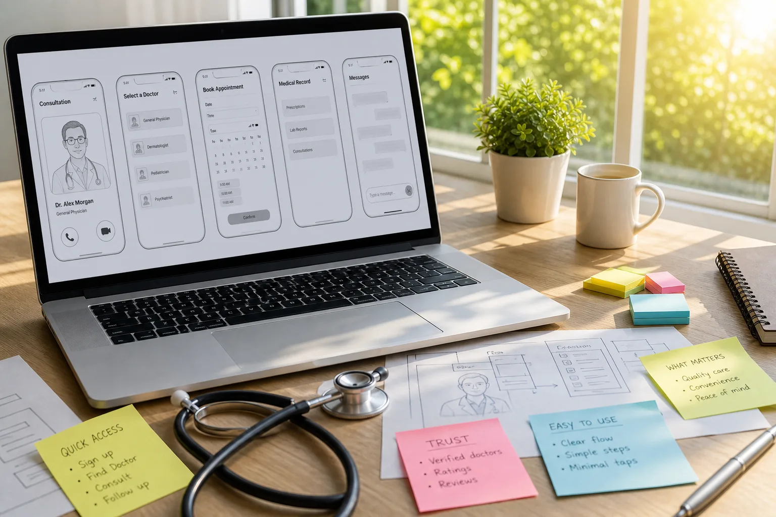 Doctor on demand product concept for UK healthcare providers