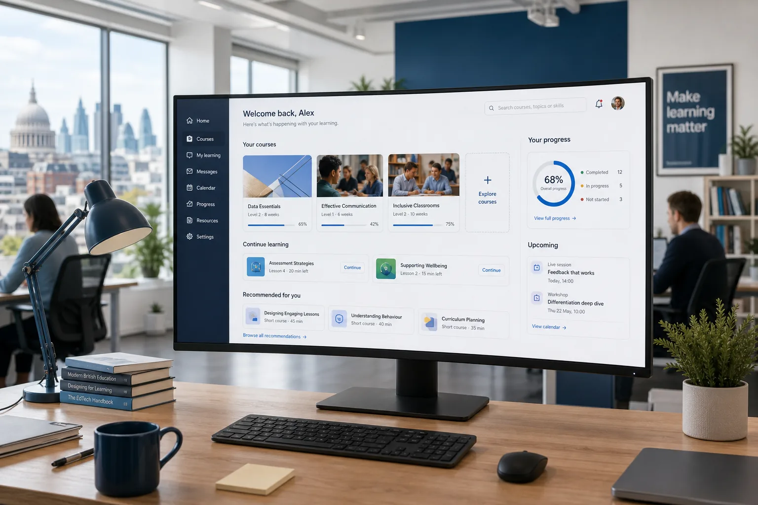 Education app development company in London UK building AI powered learning platforms