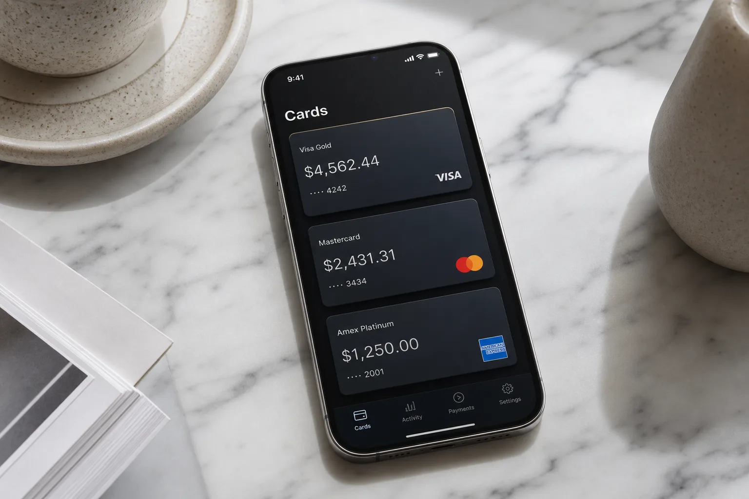 Apple Wallet inspired ewallet app preview
