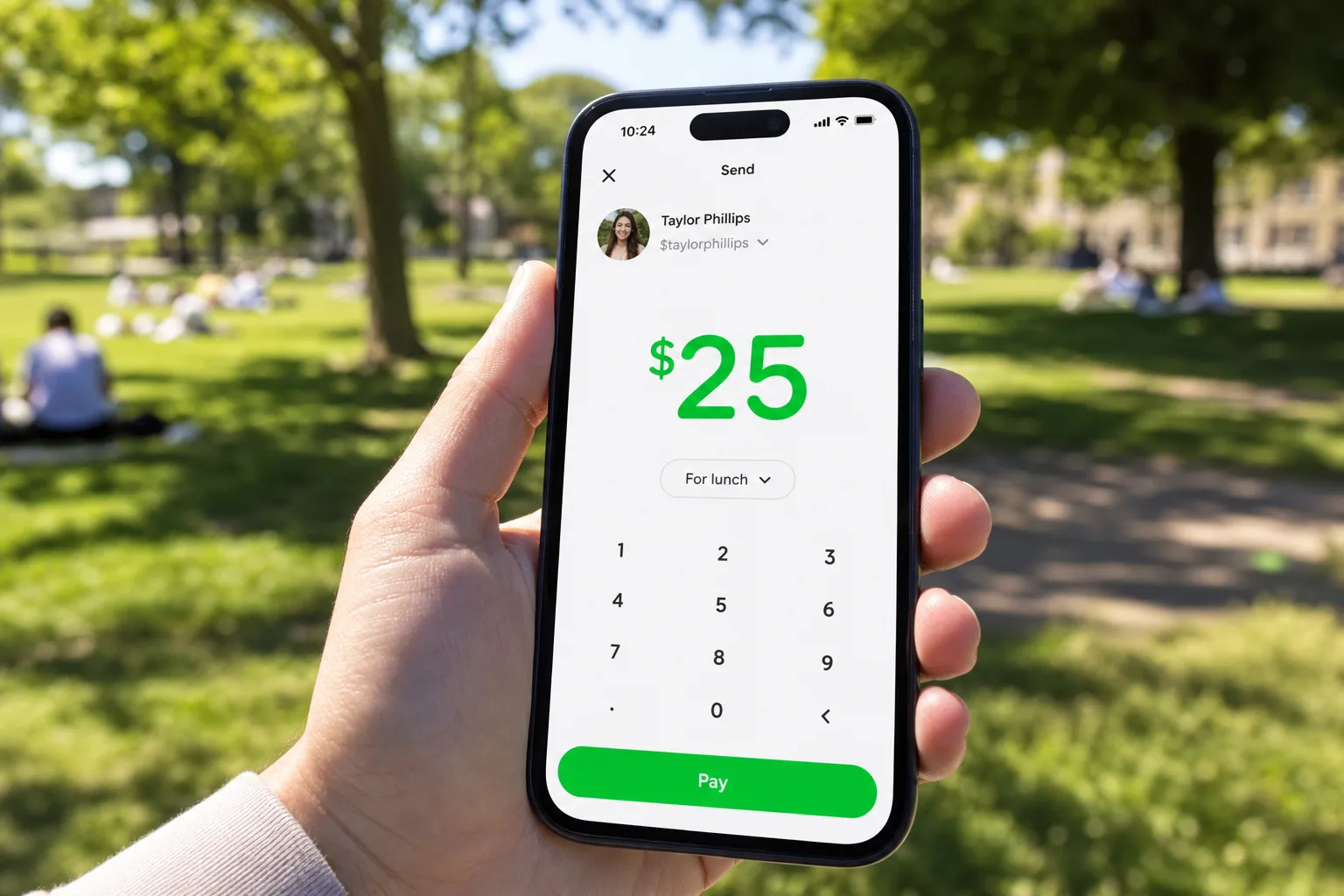 Cash App inspired ewallet app preview