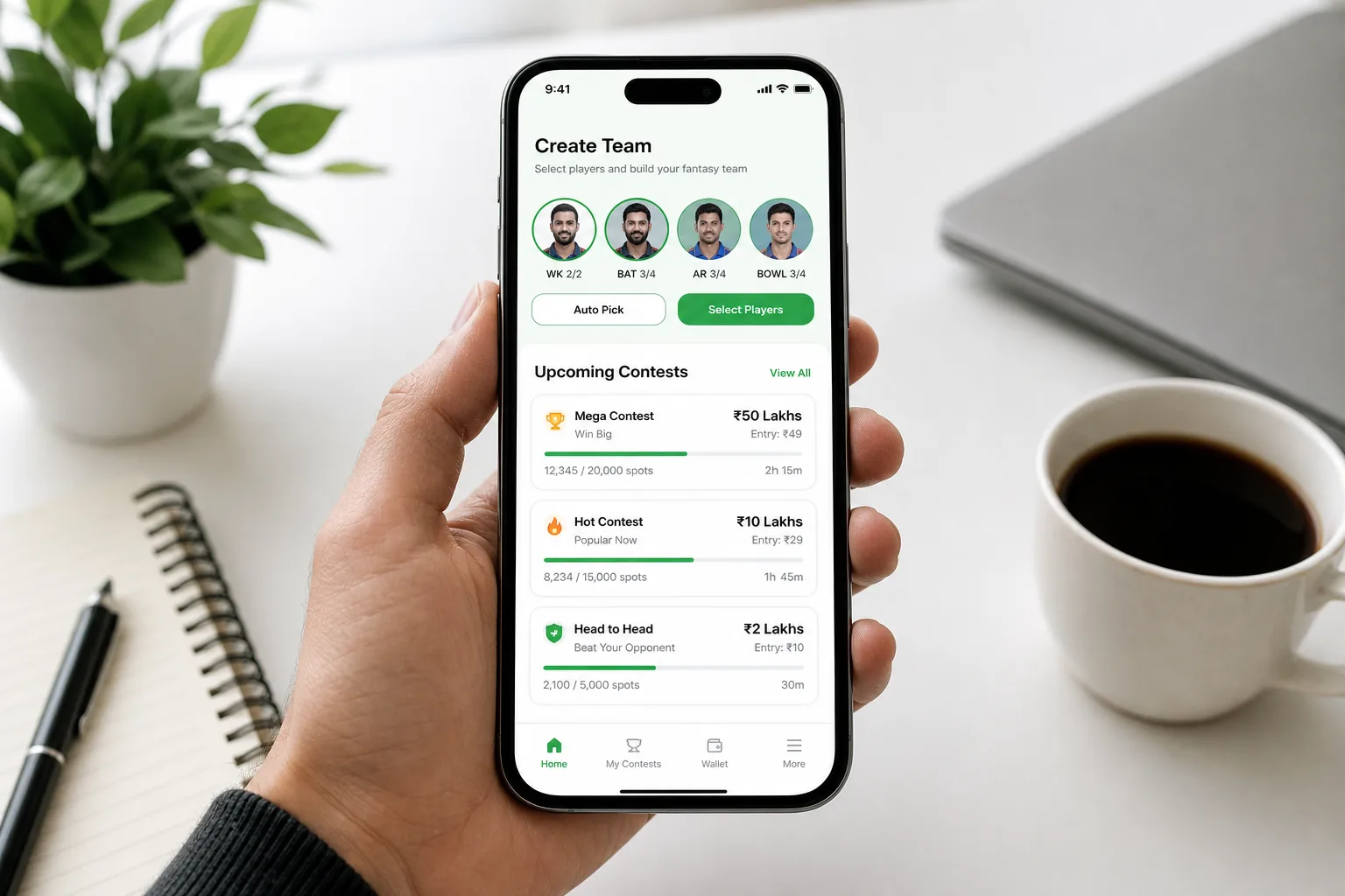 Custom fantasy sports app development
