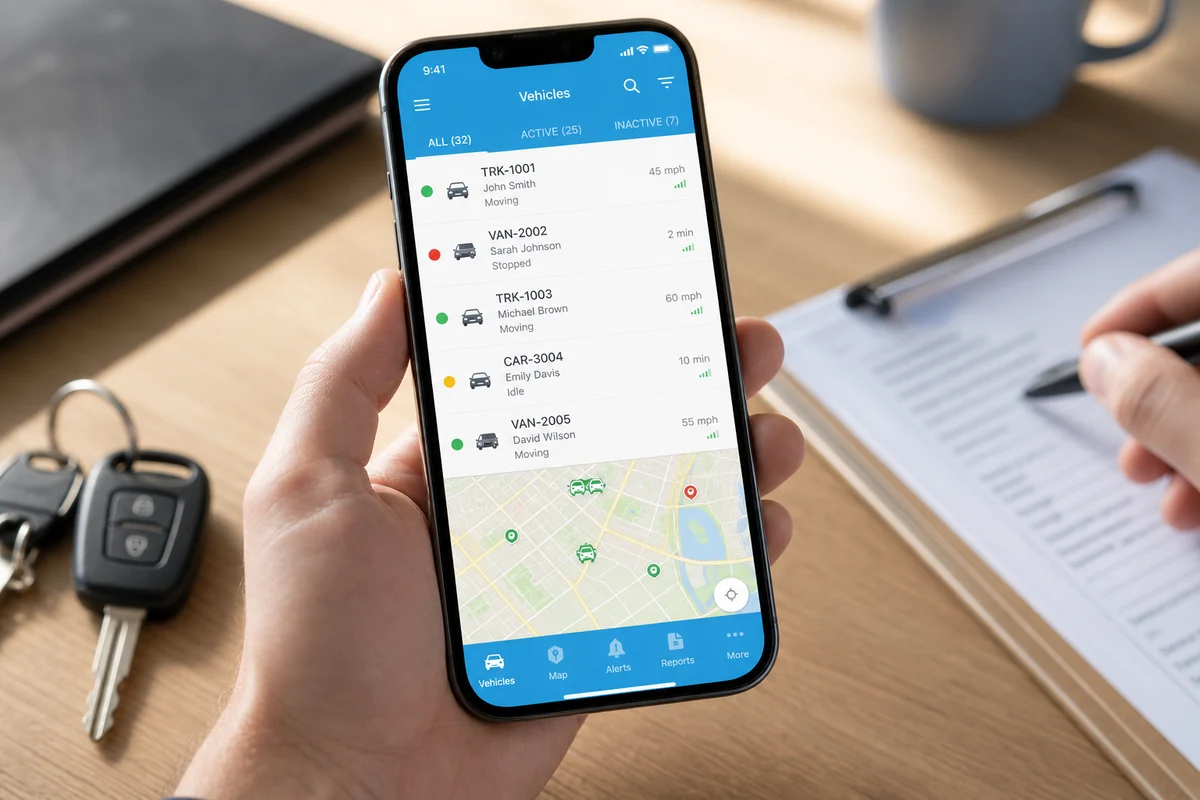 Custom fleet management app development