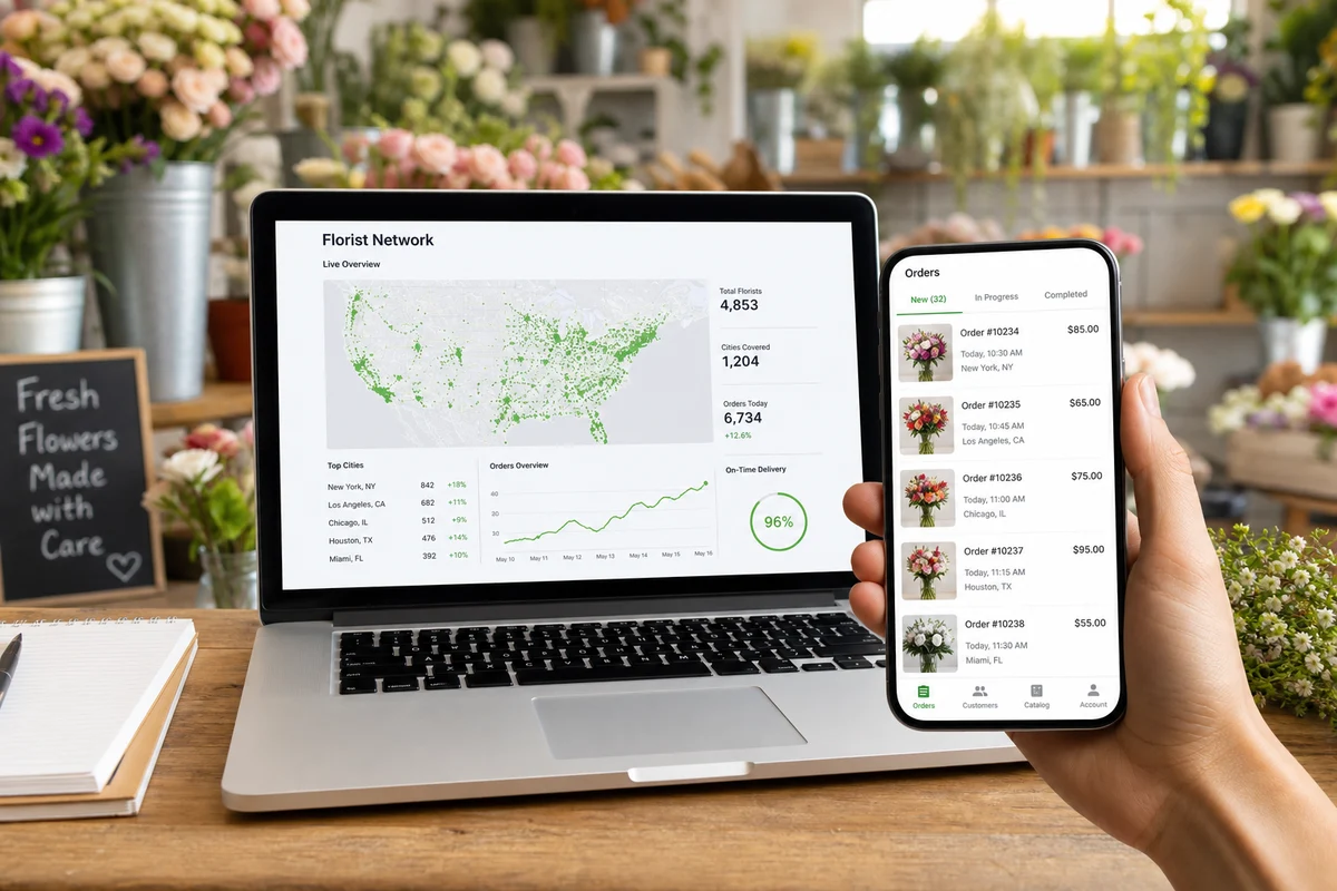 Nationwide Flower Delivery Marketplace