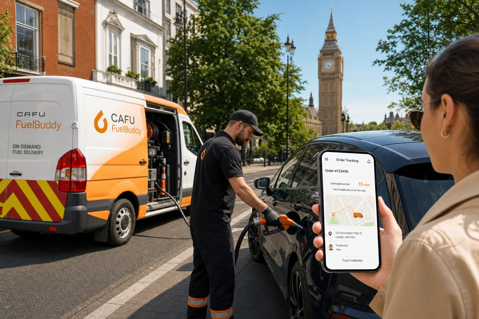 Fuel delivery app development company in London UK building on demand fuel delivery platforms
