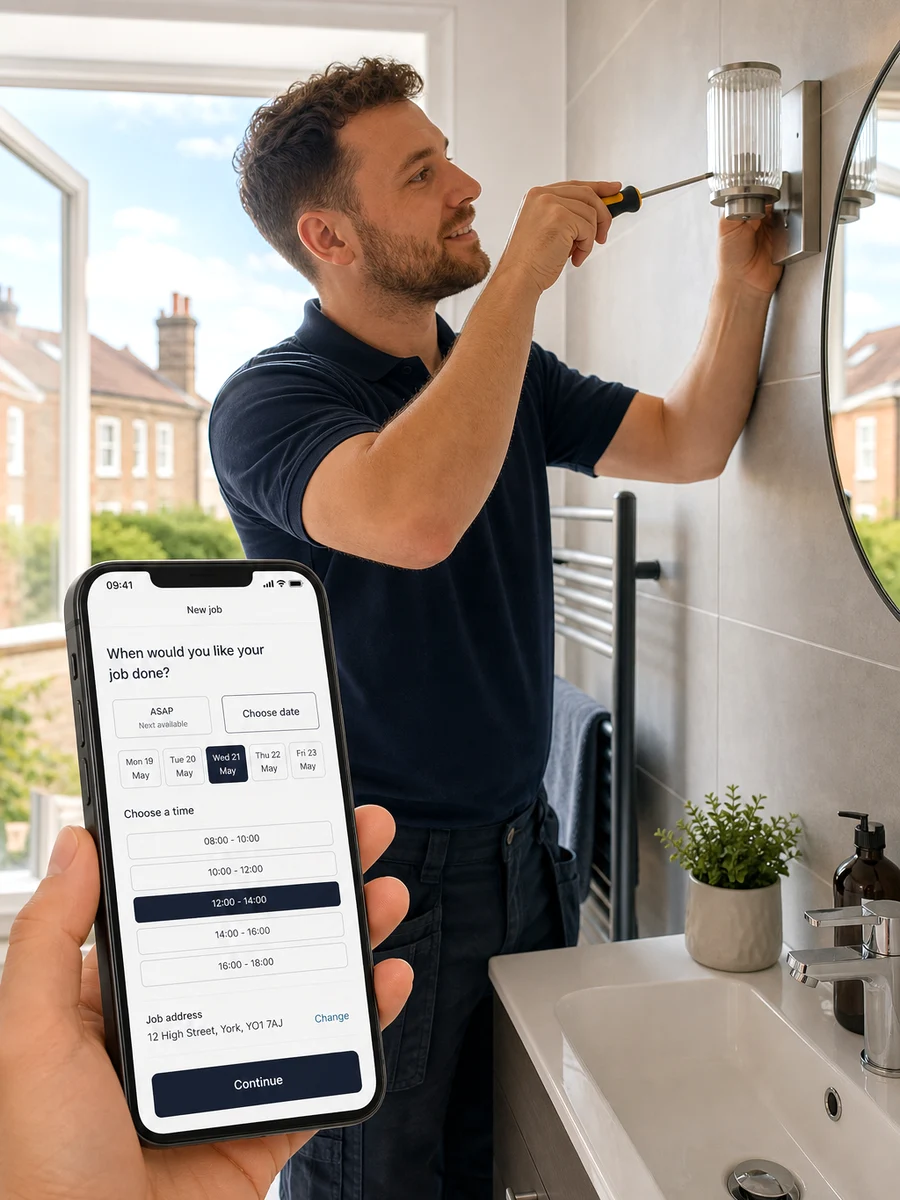 Handy inspired handyman app preview