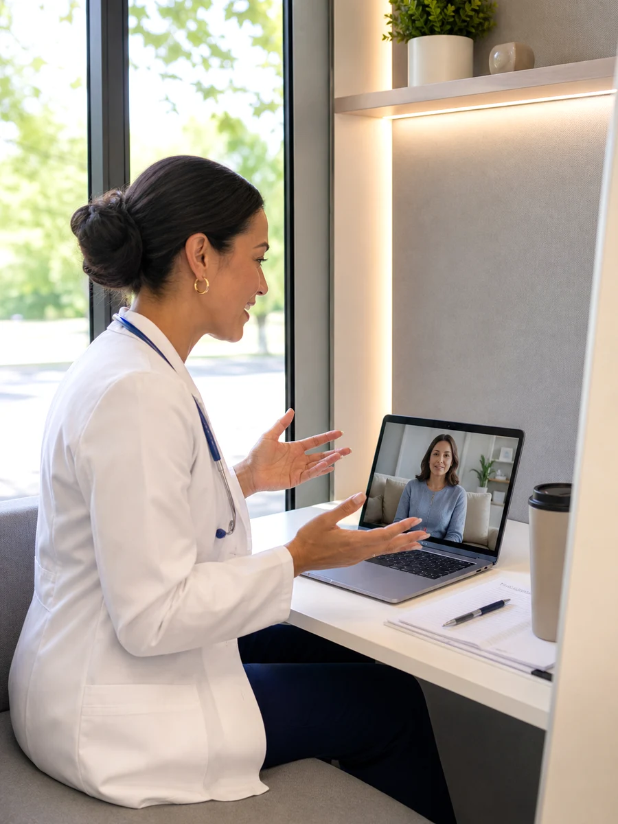 Teladoc inspired healthcare app preview