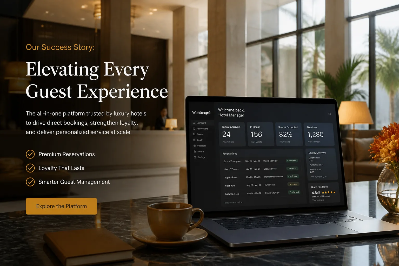 Luxury Hotel Booking Platform